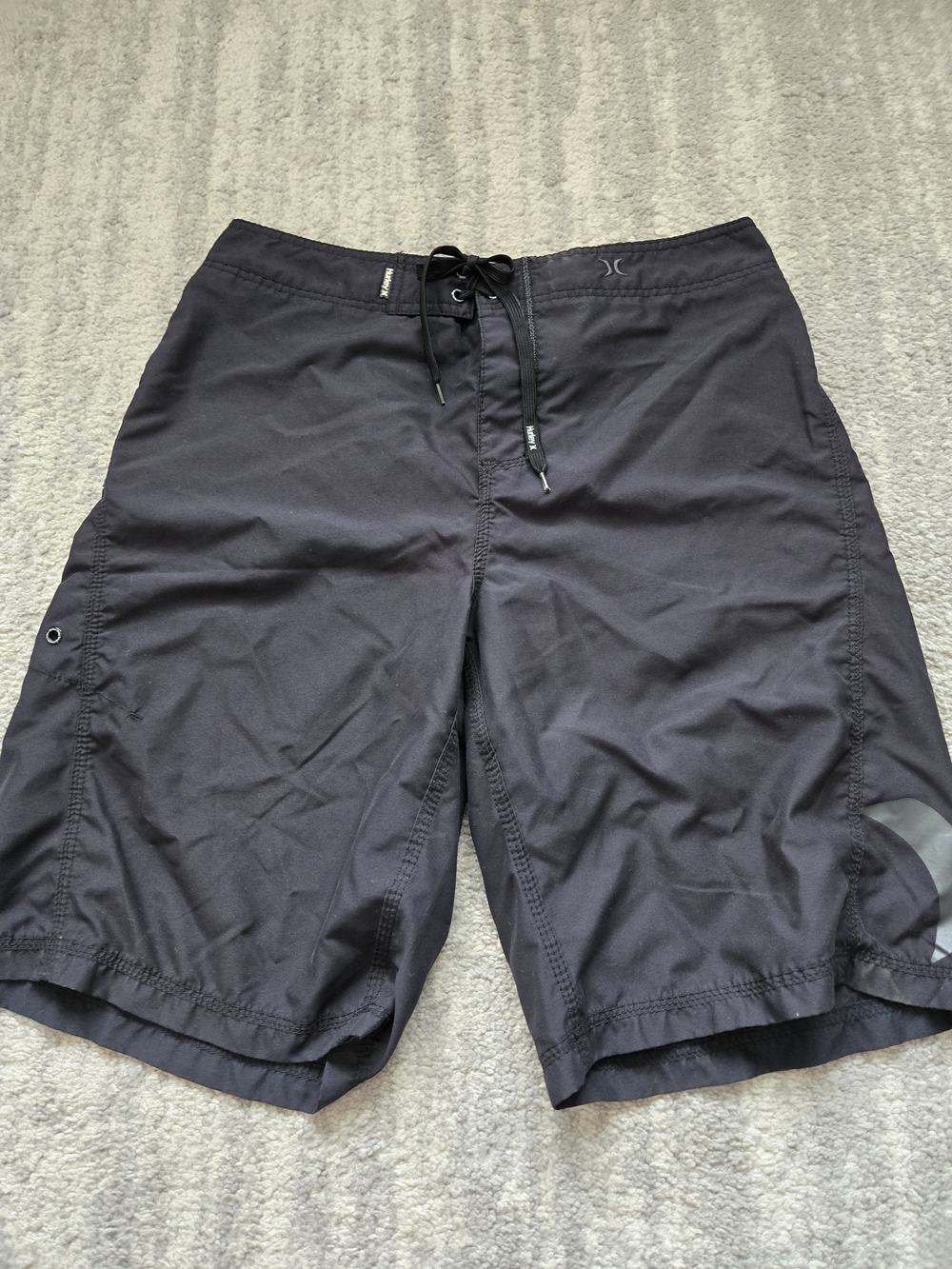 Hurley Black Boardshort Swim Trunks